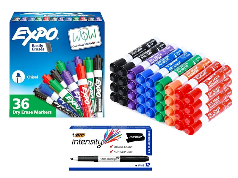 Geruchsarme Whiteboard-Marker