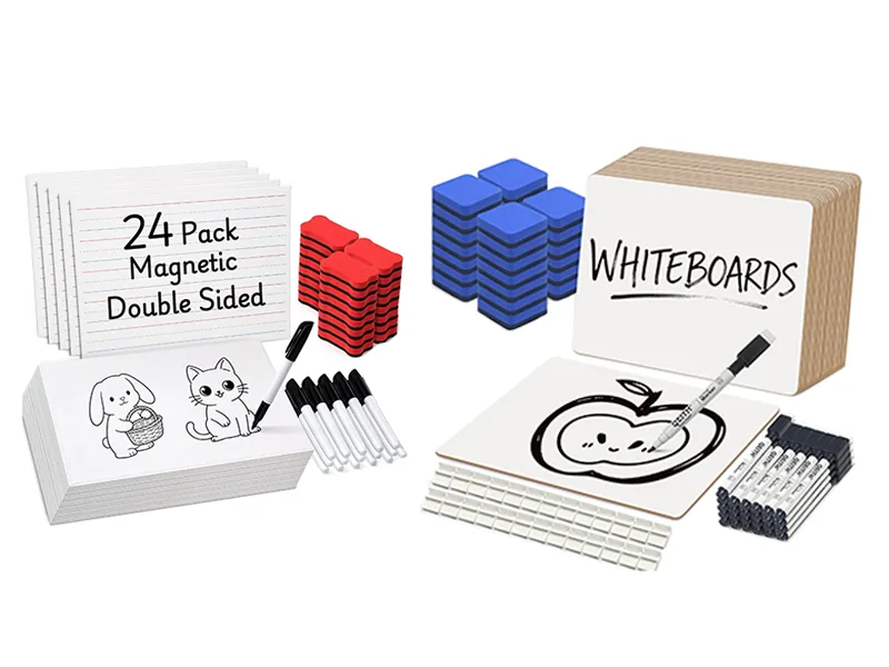 Dry-erase lap boards classroom set