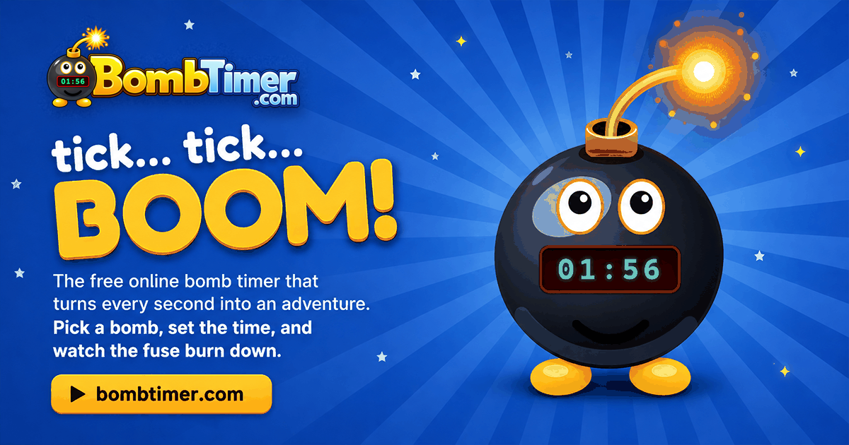 BombTimer 소셜 배너